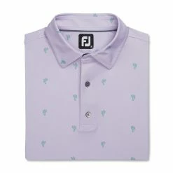 FootJoy Cactus Print Lisle Self Collar Polo 25 FootJoy Cactus Print Lisle Self Collar Polo -golf ball Shop footjoy cactus print lisle self collar polo dusty purple 04 81737.1673904885