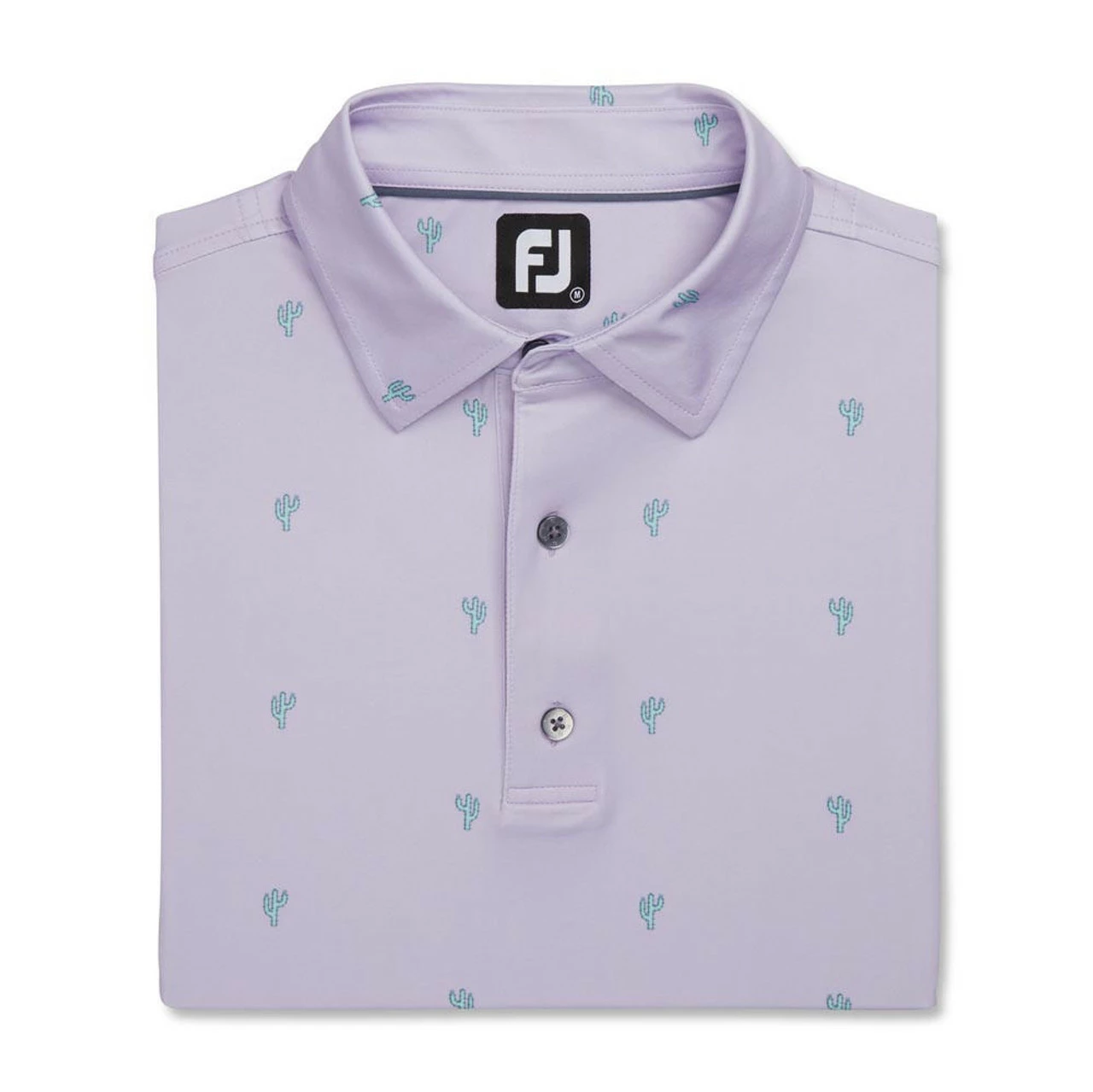 FootJoy Cactus Print Lisle Self Collar Polo 14 FootJoy Cactus Print Lisle Self Collar Polo - Image 12