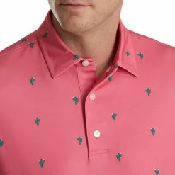 FootJoy Cactus Print Lisle Self Collar Polo 16 FootJoy Cactus Print Lisle Self Collar Polo -golf ball Shop footjoy cactus print lisle self collar polo watermelon 03 48089.1673900465