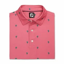 FootJoy Cactus Print Lisle Self Collar Polo 17 FootJoy Cactus Print Lisle Self Collar Polo -golf ball Shop footjoy cactus print lisle self collar polo watermelon 04 10748.1673899892
