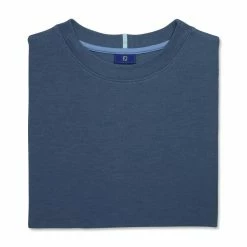 FootJoy Crewneck Pullover -golf ball Shop footjoy crewneck pullover bluestone 04 62894.1673905434