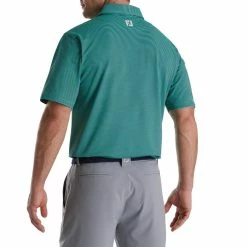 FootJoy Feeder Stripe Mix Stretch Pique Self Collar Polo 15 FootJoy Feeder Stripe Mix Stretch Pique Self Collar Polo -golf ball Shop footjoy feeder stripe mix stretch pique self collar polo navy sea green 02 93801.1673903805