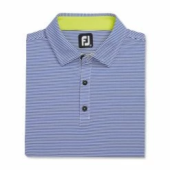 FootJoy Feeder Stripe Mix Stretch Pique Self Collar Polo 13 FootJoy Feeder Stripe Mix Stretch Pique Self Collar Polo -golf ball Shop footjoy feeder stripe mix stretch pique self collar polo ocean white 04 27714.1673906136