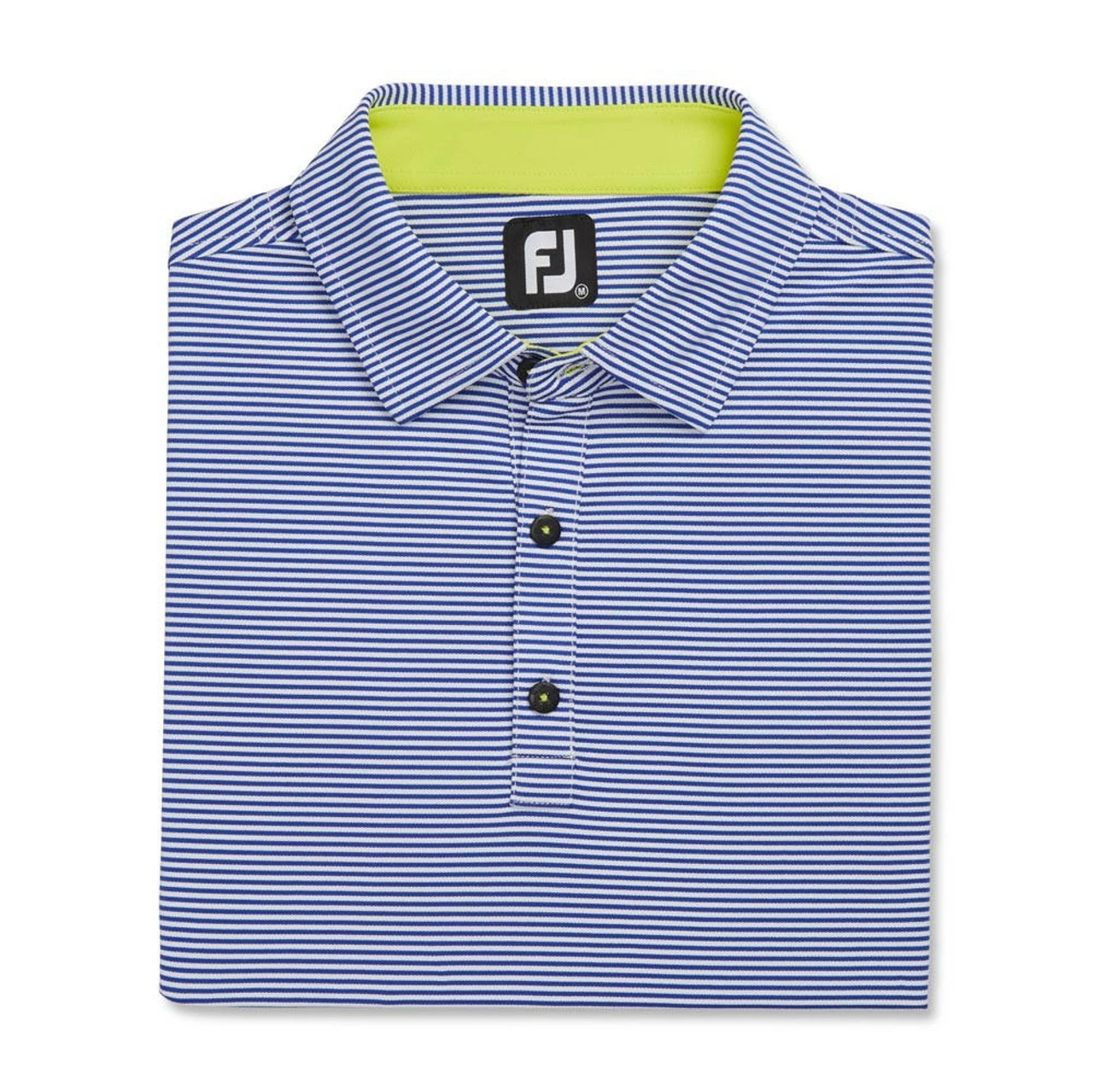FootJoy Feeder Stripe Mix Stretch Pique Self Collar Polo 6 FootJoy Feeder Stripe Mix Stretch Pique Self Collar Polo - Image 4