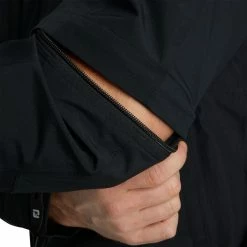 FootJoy FJ HydroLite Rain Jacket Zip-Off Sleeves -golf ball Shop footjoy fj hydrolite rain jacket zip off sleeves black 04 10133.1632931061