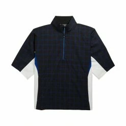 FootJoy FJ Hydrolite Short Sleeve Rain Shirt -golf ball Shop footjoy fj hydrolite short sleeve rain shirt black royal plaid white 01 07642.1676494364