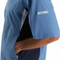 FootJoy FJ Hydrolite Short Sleeve Rain Shirt -golf ball Shop footjoy fj hydrolite short sleeve rain shirt indigo navy 04 83248.1676494358