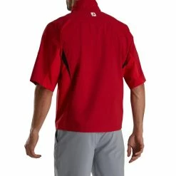 FootJoy FJ Hydrolite Short Sleeve Rain Shirt -golf ball Shop footjoy fj hydrolite short sleeve rain shirt red 03 66100.1676494360