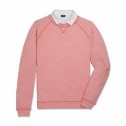 FootJoy French Terry Crewneck -golf ball Shop footjoy french terry crewneck coral heather 04 75153.1673905623