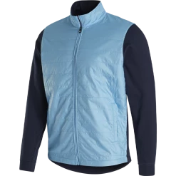 FootJoy Full-Zip Hybrid Jacket -golf ball Shop footjoy full zip hybrid jacket light blue 01 83530.1632774035