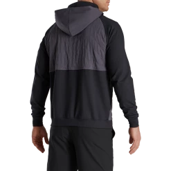 FootJoy Hybrid Hoodie -golf ball Shop footjoy hybrid hoodie black charcoal 03 86367.1632774196