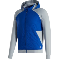 FootJoy Hybrid Hoodie -golf ball Shop footjoy hybrid hoodie heather grey royal 01 64161.1632774196