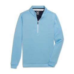 FootJoy Junior 1/2 Zip Midlayer With Contrast Stitch