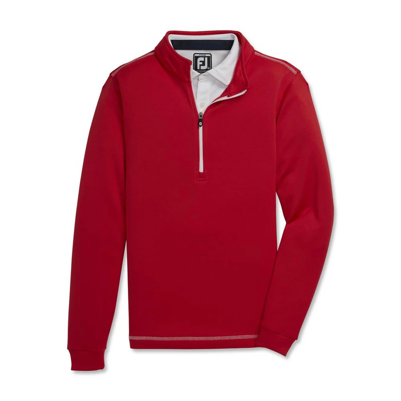 FootJoy Junior 1/2 Zip Midlayer With Contrast Stitch 8 FootJoy Junior 1/2 Zip Midlayer With Contrast Stitch - Image 6