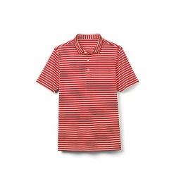 FootJoy Junior Striped Pique Self Collar Polo 12 FootJoy Junior Striped Pique Self Collar Polo -golf ball Shop footjoy junior striped pique self collar polo red white 01 36896.1676586375