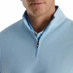 FootJoy Lightweight Jaquard 1/4 Zip -golf ball Shop footjoy lightweight jacquard 1 4 zip dusk blue 03 67418.1673900851