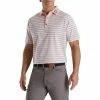 FootJoy Lisle Accented Stripe Self Collar Polo - FJ Logo 1 FootJoy Lisle Accented Stripe Self Collar Polo - FJ Logo -golf ball Shop footjoy lisle accented stripe self collar polo fj logo pink white graphite 02 57483.1673905918