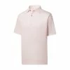 FootJoy Lisle Bead Chain Print Self Collar Polo -golf ball Shop footjoy lisle bead chain print self collar polo quartz pink white 01 98009.1649086791