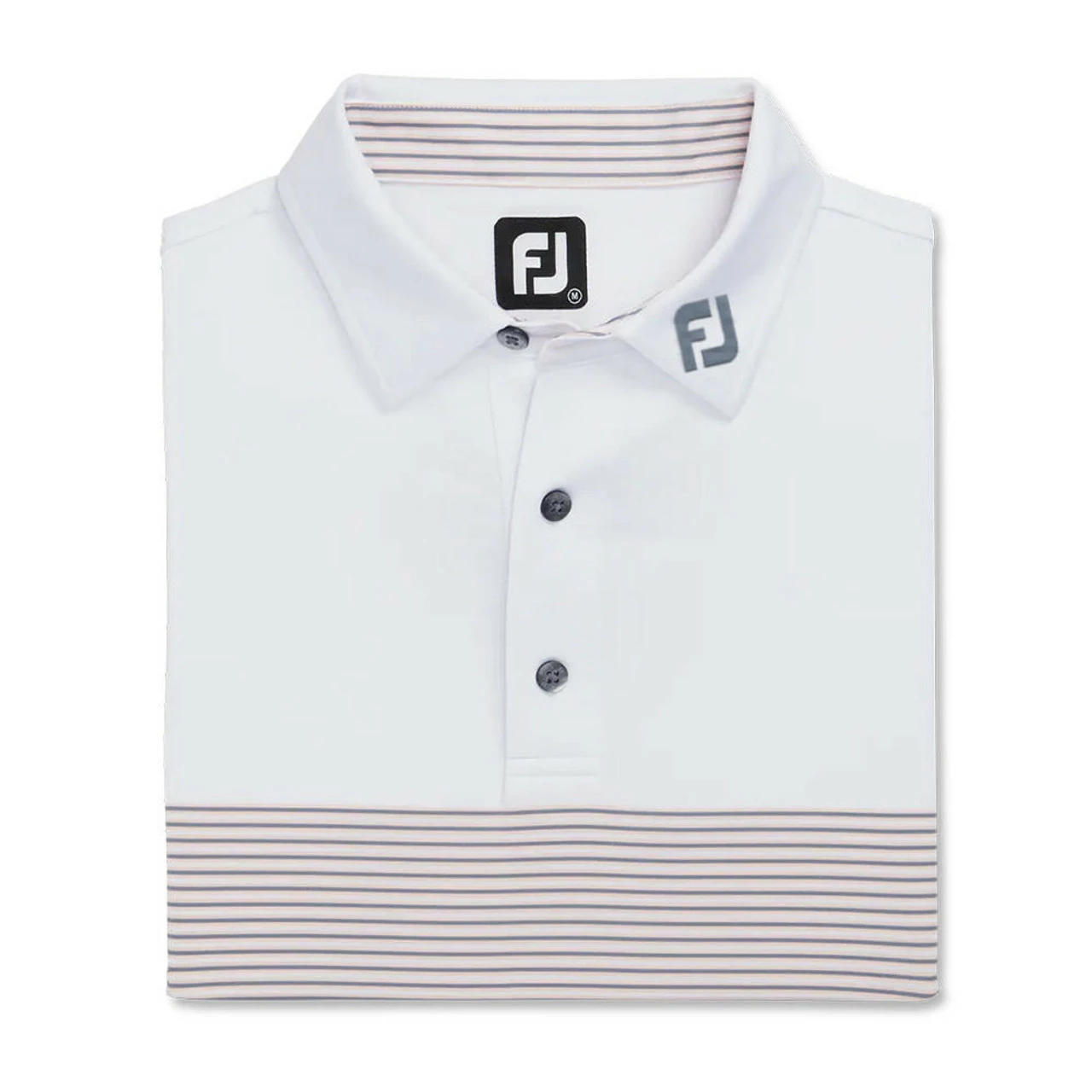 FootJoy Lisle Color Block Self Collar Polo - FJ Logo - Image 4