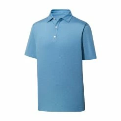 FootJoy Lisle Diamond Dot Print Self Collar Polo