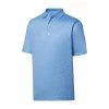FootJoy Lisle Push Play Print Knit Collar Polo -golf ball Shop footjoy lisle push play print knit collar polo dusk blue white 01 34276.1648733202