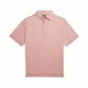 FootJoy Lisle Space Dye Microstripe Self Collar Polo -golf ball Shop footjoy lisle space dye microstripe self collar polo coral 01 10485.1632349281