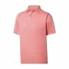 FootJoy Lisle Triple Pinstripe Self Collar Polo 1 FootJoy Lisle Triple Pinstripe Self Collar Polo -golf ball Shop footjoy lisle triple pinstripe self collar polo coral 01 76777.1676580959
