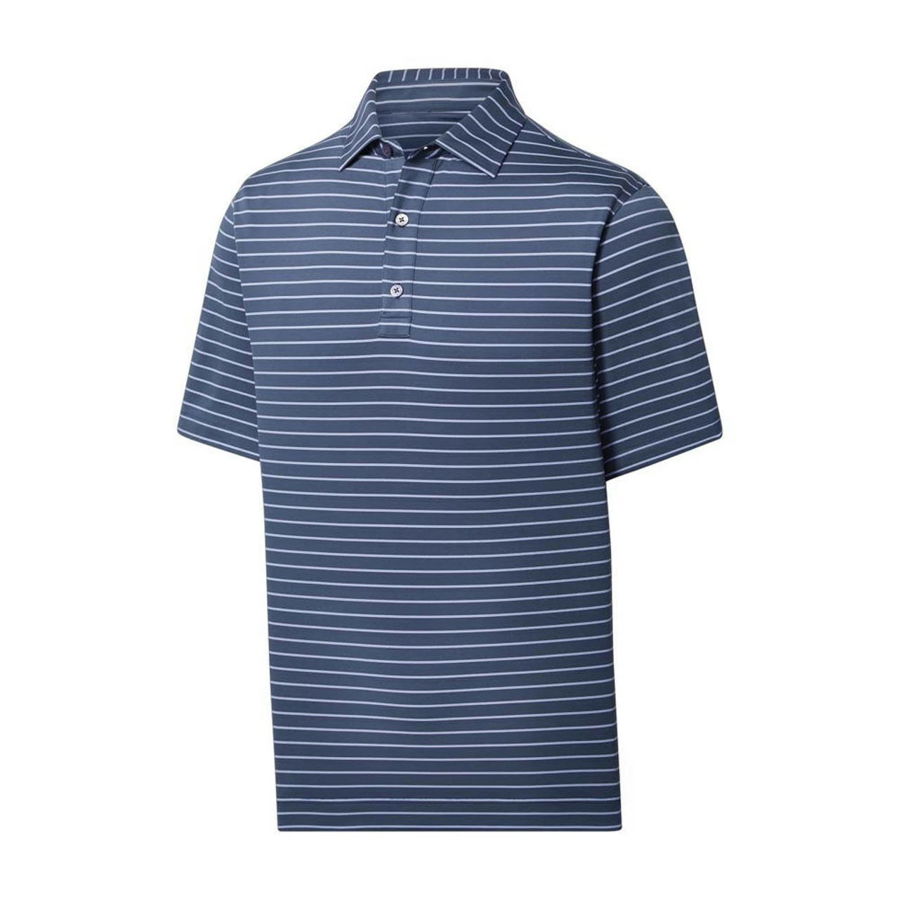 FootJoy Lisle Triple Pinstripe Self Collar Polo 10 FootJoy Lisle Triple Pinstripe Self Collar Polo - Image 8