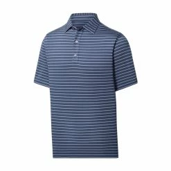 FootJoy Lisle Triple Pinstripe Self Collar Polo 23 FootJoy Lisle Triple Pinstripe Self Collar Polo -golf ball Shop footjoy lisle triple pinstripe self collar polo ink 01 40677.1676588551