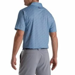 FootJoy Mini Floral Print Lisle Self Collar Polo 11 FootJoy Mini Floral Print Lisle Self Collar Polo -golf ball Shop footjoy mini floral print lisle self collar polo denim dusty purple azure 02 35158.1673902054