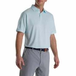 FootJoy Paint Splatter Print Lisle Self Collar Polo -golf ball Shop footjoy paint splatter print lisle self collar polo azure white 01 67286.1673905455