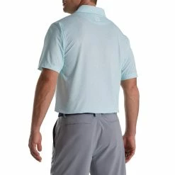 FootJoy Paint Splatter Print Lisle Self Collar Polo -golf ball Shop footjoy paint splatter print lisle self collar polo azure white 02 95095.1673907288