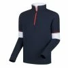 FootJoy Performance Half-Zip With Engineered Sleeves 2 FootJoy Performance Half-Zip With Engineered Sleeves -golf ball Shop footjoy performance half zip with engineered sleeves navy white scarlet 01 68955.1633109535
