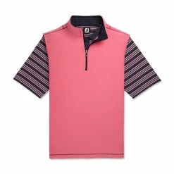 FootJoy Quarter-Zip Brushed Back Vest 9 FootJoy Quarter-Zip Brushed Back Vest -golf ball Shop footjoy quarter zip brushed back vest watermelon 04 89396.1673904440