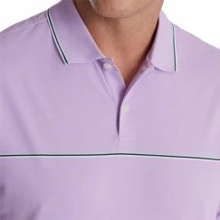 FootJoy Small Details Stretch Pique Knit Collar Polo -golf ball Shop footjoy small details stretch pique knit collar polo lavender 03 28889.1673905168