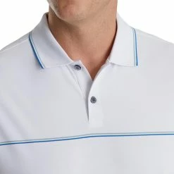 FootJoy Small Details Stretch Pique Knit Collar Polo -golf ball Shop footjoy small details stretch pique knit collar polo white 03 10393.1673900420