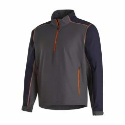 FootJoy Sport Windshirt 23 FootJoy Sport Windshirt -golf ball Shop footjoy sport windshirt charcoal navy orange 01 08186.1646236671