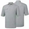 FootJoy Spun Poly Chest Pocket Polo - Self Collar - Closeout
