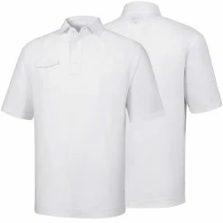 FootJoy Spun Poly Chest Pocket Polo - Self Collar - Closeout -golf ball Shop footjoy spun poly chest pocket polo self collar white 01 92767.1632420481