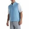 FootJoy Stretch Woven Vest With Knit Accents 1 FootJoy Stretch Woven Vest With Knit Accents -golf ball Shop footjoy stetch woven vest with knit accents dusk blue 01 93990.1673906698
