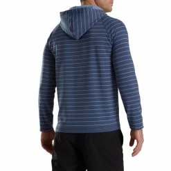 FootJoy Striped Hoodie -golf ball Shop footjoy striped hoodie bluestone denim 02 19190.1673902576
