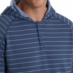 FootJoy Striped Hoodie -golf ball Shop footjoy striped hoodie bluestone denim 03 67750.1673902325