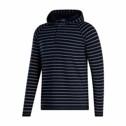 FootJoy Striped Hoodie -golf ball Shop footjoy striped hoodie navy white 04 57303.1673902016