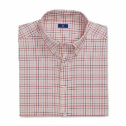 FootJoy Super Soft Woven Plaid Shirt -golf ball Shop footjoy super soft woven plaid shirt white coral pink graphite 04 59205.1671650321