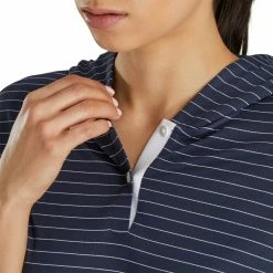 FootJoy Women's 3/4 Sleeve Pinstripe Hoodie 17 FootJoy Women's 3/4 Sleeve Pinstripe Hoodie -golf ball Shop footjoy womens 3 4 sleeve pinstripe hoodie navy 04 85583.1633109316