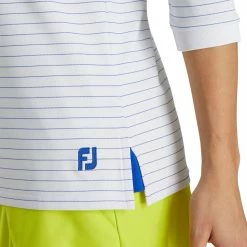 FootJoy Women's 3/4 Sleeve Pinstripe Hoodie 21 FootJoy Women's 3/4 Sleeve Pinstripe Hoodie -golf ball Shop footjoy womens 3 4 sleeve pinstripe hoodie white 04 58287.1633109316