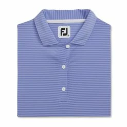 FootJoy Women's Cap Sleeve Tonal Stripe Polo 17 FootJoy Women's Cap Sleeve Tonal Stripe Polo -golf ball Shop footjoy womens cap sleeve tonal stripe polo violet 04 67376.1673904291
