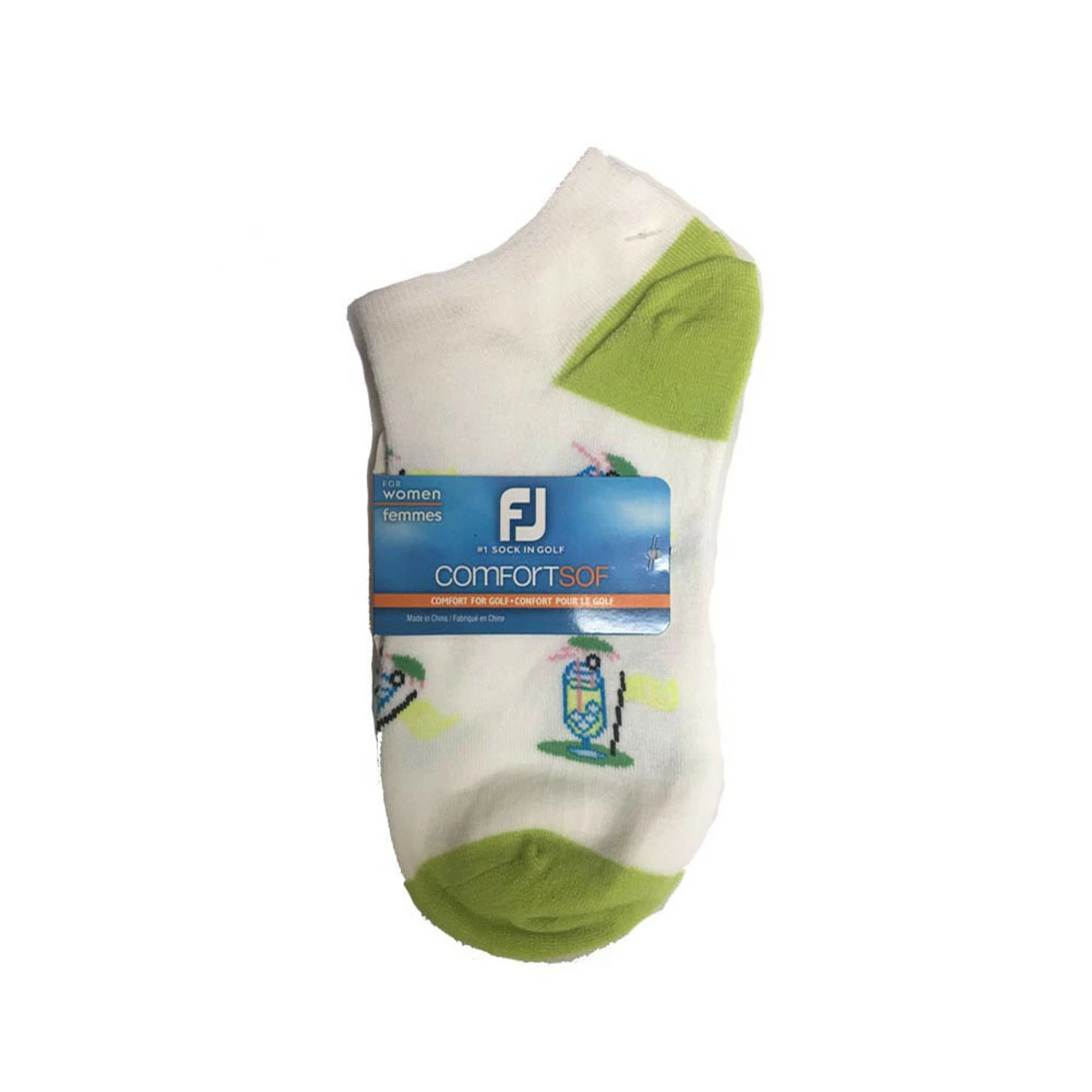 FootJoy Women's ComfortSof Low Cut 19th Hole Print Fashion Sock 4 FootJoy Women's ComfortSof Low Cut 19th Hole Print Fashion Sock - Image 2