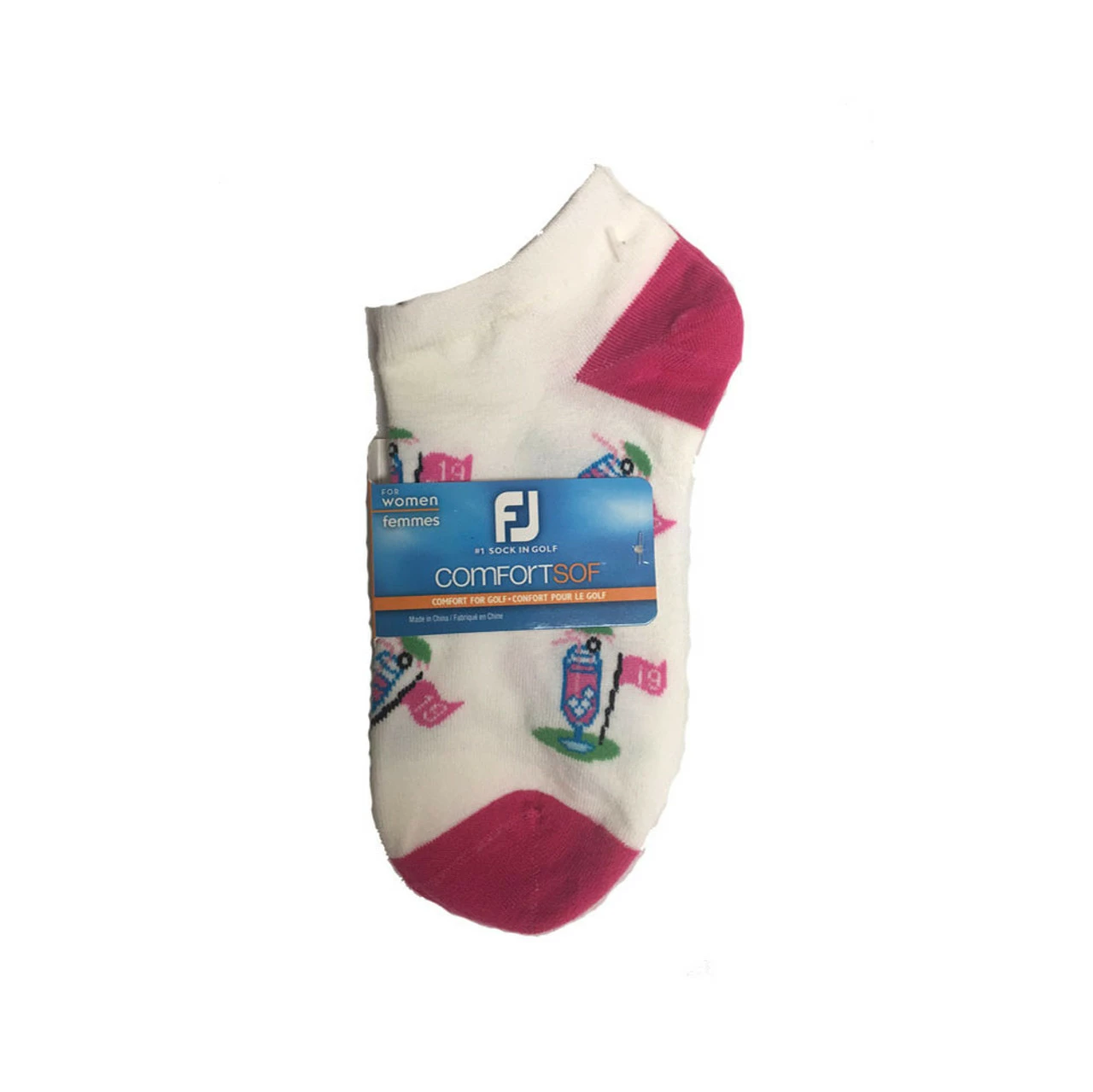 FootJoy Women's ComfortSof Low Cut 19th Hole Print Fashion Sock 6 FootJoy Women's ComfortSof Low Cut 19th Hole Print Fashion Sock - Image 4