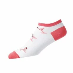 FootJoy Women's ComfortSof Low Cut Martini Print Fashion Sock -golf ball Shop footjoy womens comfortsof low cut martini print fashion sock white orange 01 99457.1671653579